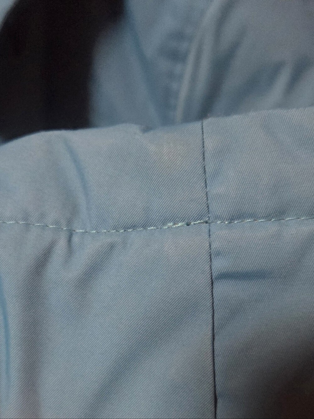 LL Bean Womens Winter Warmer Hooded Lined Jacket Parka Blue Size Medium - Picture 6 of 8